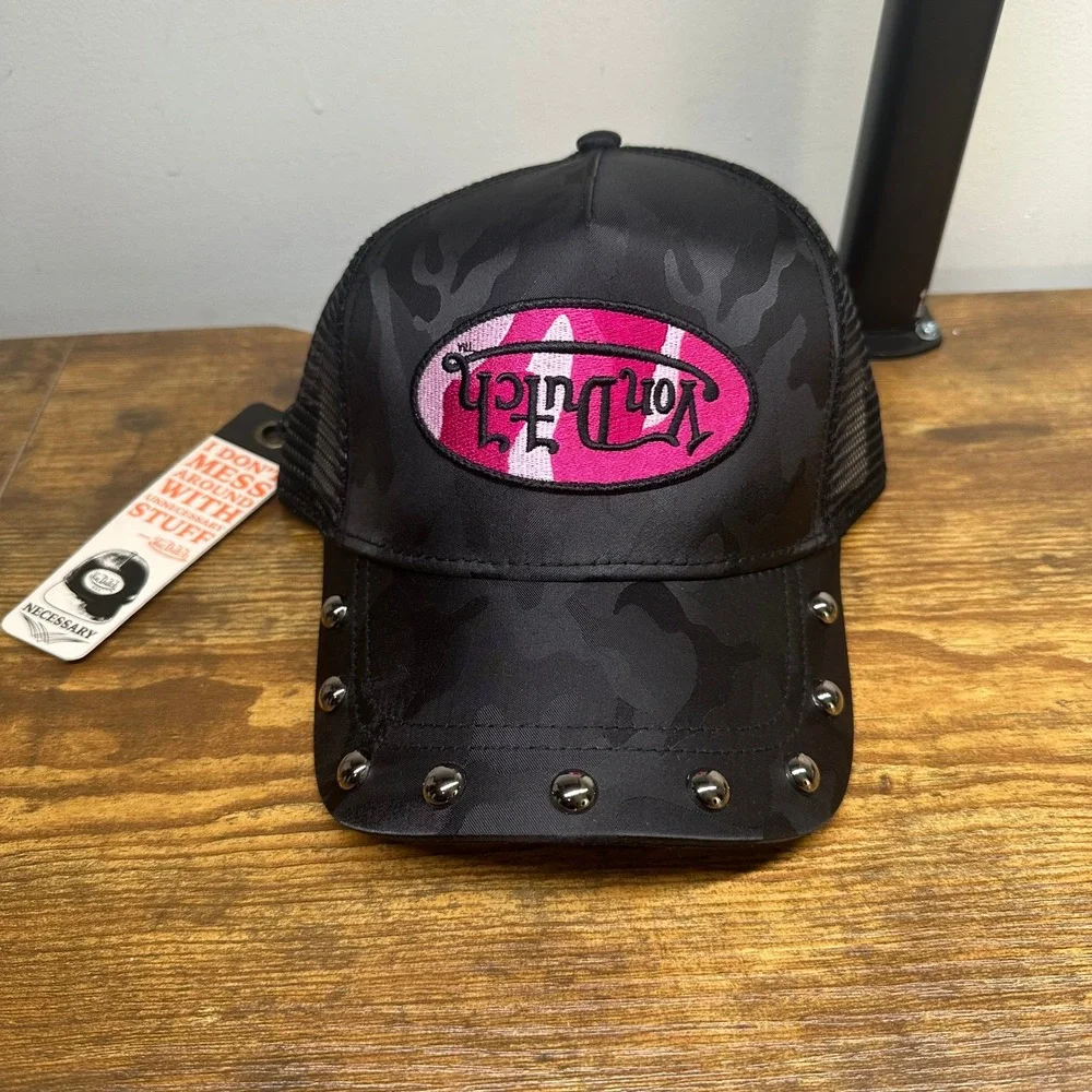 Von Dutch | Accessories | New Von Dutch Black Camo Studded  display picture 1